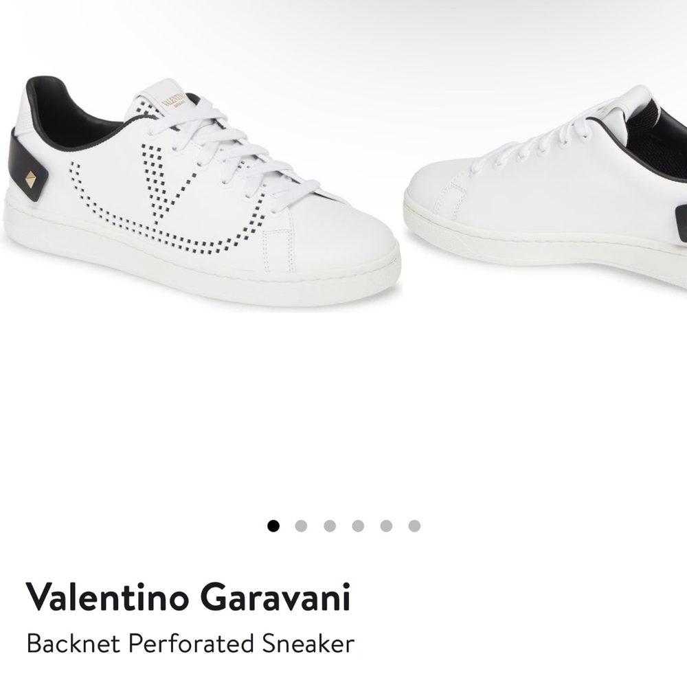 Valentino Garavani perforated sneakers Backnet